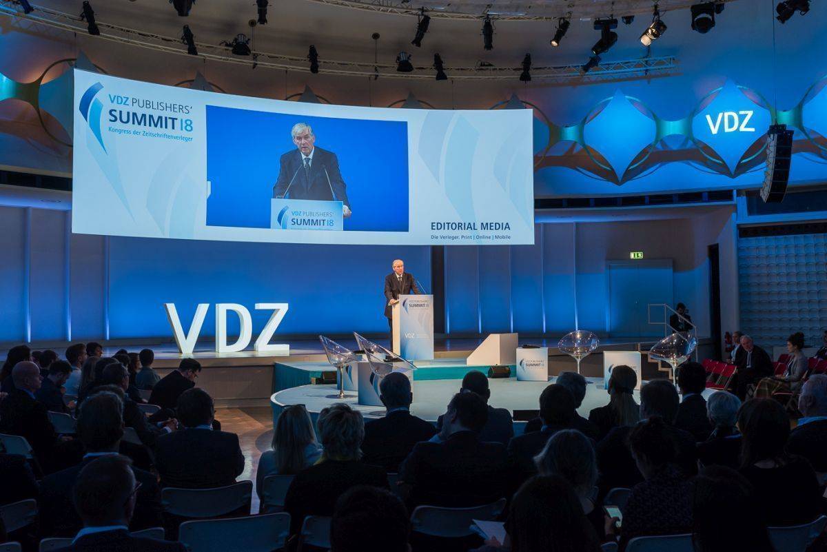 VDZ-Präsident Rudolf Thiemann: Zeitschriften sind "das Schmieröl der Demokratie."