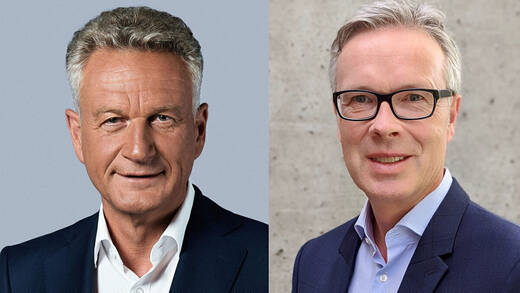 Torsten Rossmann (l.) übergibt die Geschäftsführung an Frank Hoffmann.