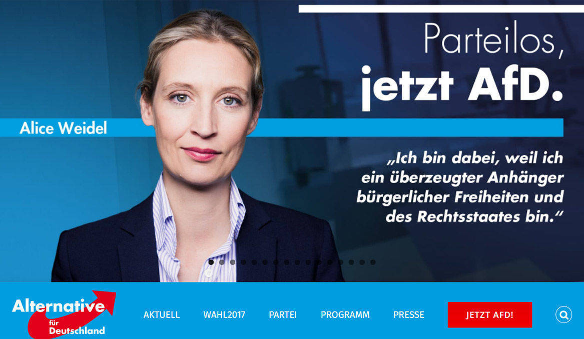 Schuld an ihrem Abgang sei die "vollkommen unprofessionelle" Moderatorin, heißt es von Seiten der AfD-Spitzenkandidatin.