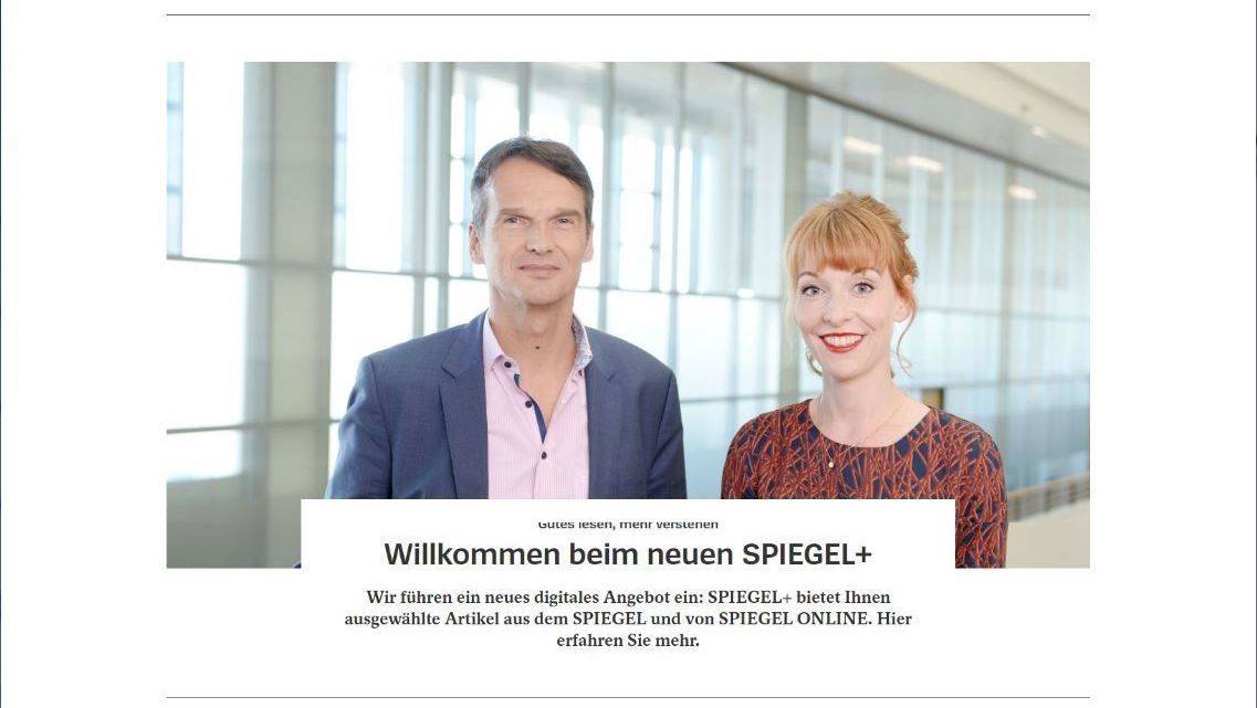 Das sind die Macher hinter der neuen Strategie: Klaus Brinkbäumer und Barbara Hans.