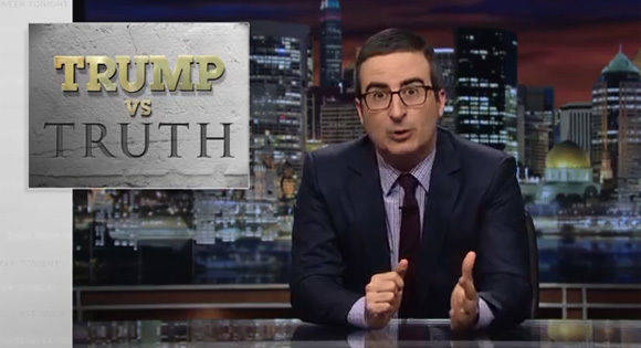 Mit "Trump vs. Truth" provoziert der Brite John Oliver bei HBO in "Last Week Tonight".