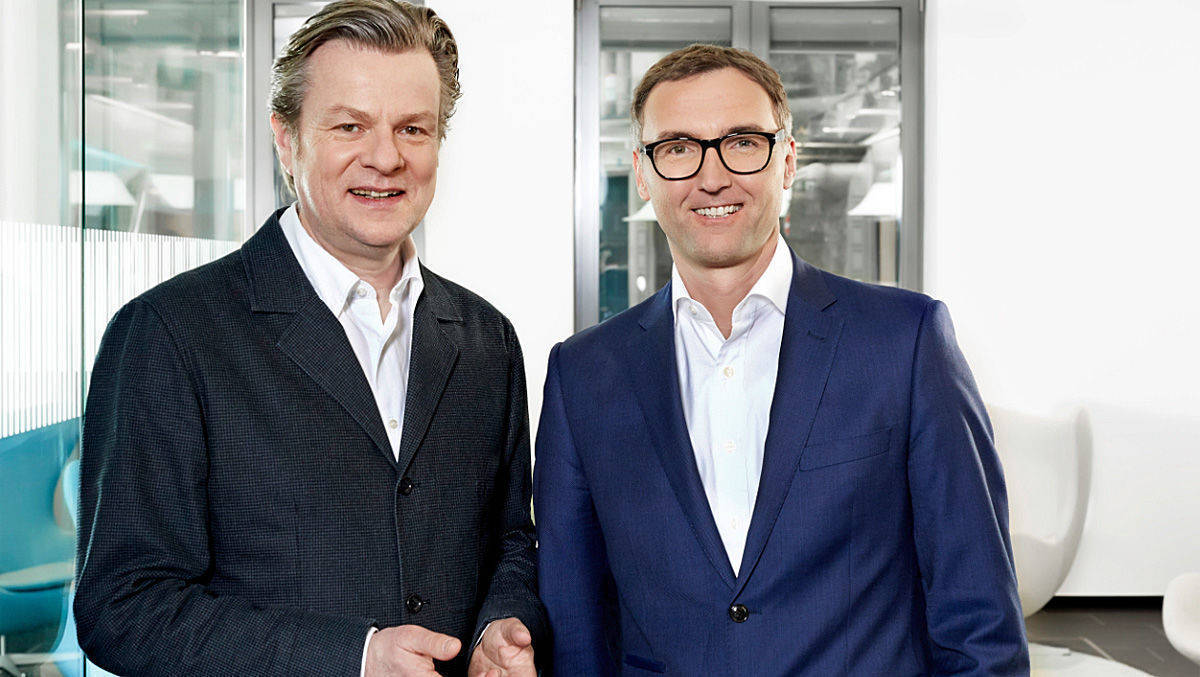 Michael Loeb (l.) und Frank Nielebock stehen gemeinsam an der Spitze der WDR Mediagroup. 
