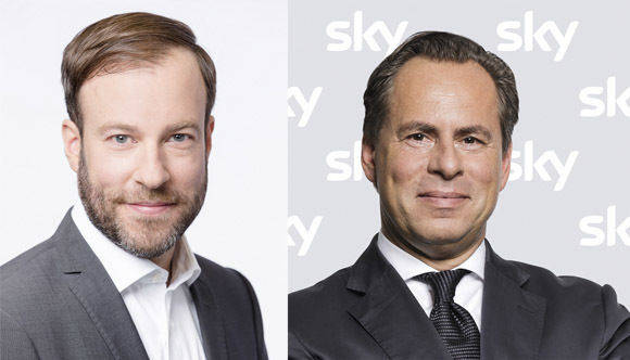 Peter Schulz, Sky, (l.) und Thomas Deissenberger, Sky Media, sind für Programm und Vermarktung des Pay-TV-Anbieters verantwortlich.
