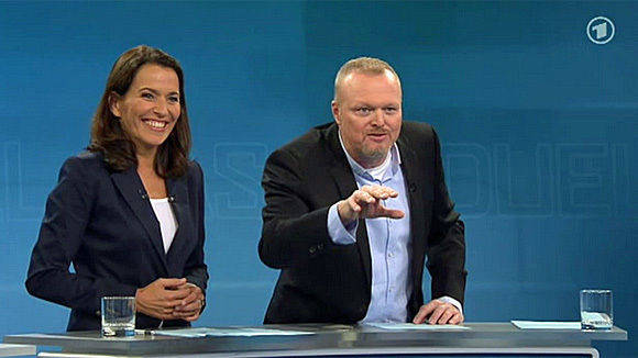 Das war 2013 - u.a. Anne Will und Stefan Raab diskutierten mit Merkel und Steinbrück. 