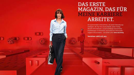 Die "Wiwo" arbeitet für die Ziele der Leser: Unter dem Motto steht die aktuelle Kampagne.