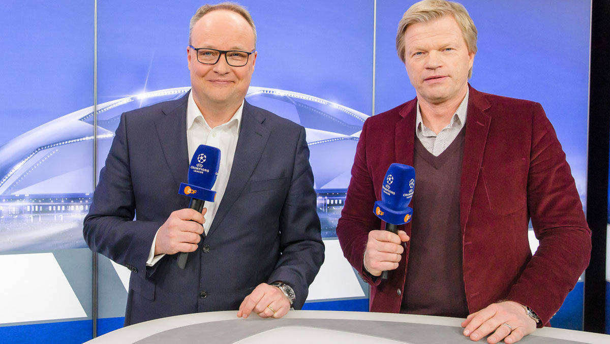Die beiden hätten dann an Champions-League-Abenden ab 2018 keinen Dienst beim ZDF: Oliver Welke (l.), Experte Oliver Kahn.