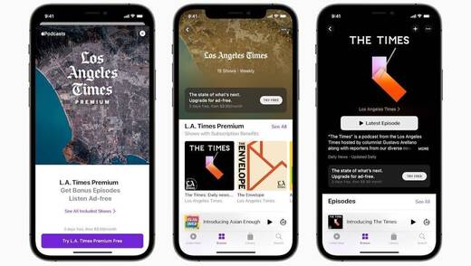 Das Premiummodell von Apple Podcasts wurde endlich ausgerollt.