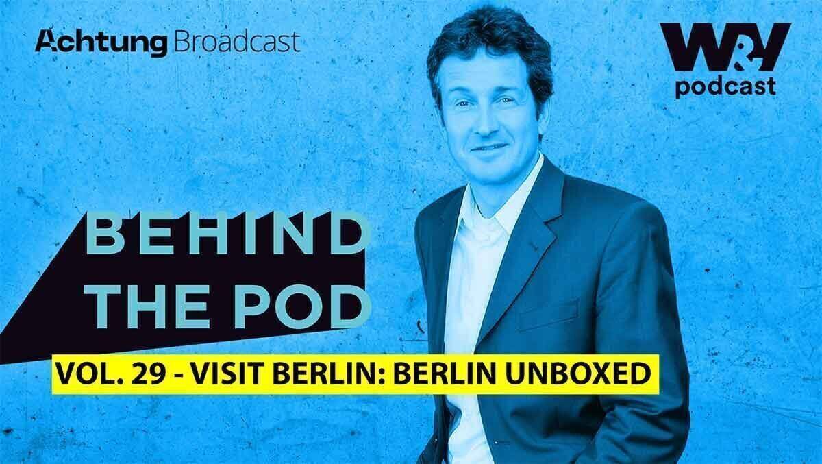 Christian Tänzler, Pressesprecher von Visit Berlin, erklärt, was mit "Unboxed Berlin" erreicht werden soll.