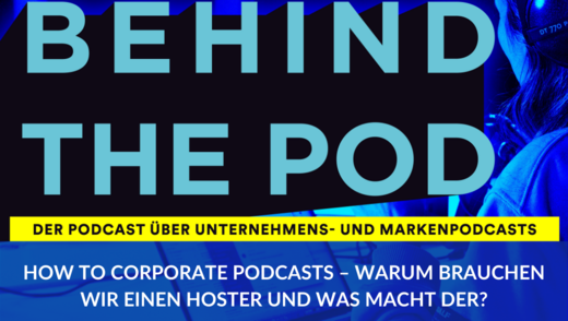 Pünktlich zur neuen "Behind the pod"-Folge gibt es eine Clubhouse-Diskussion.