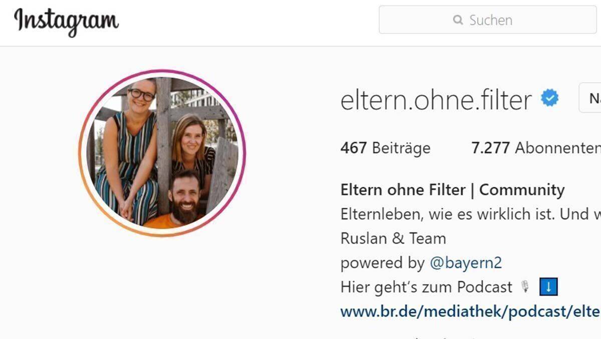 Mit einem Instagram-Account bietet der Podcast "Eltern ohne Filter" einen Austausch für Gleichgesinnte
