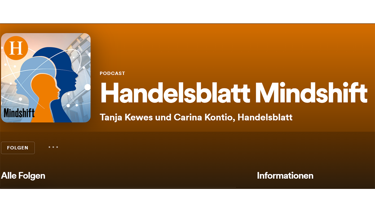 Mit dem Podcast "Mindshift" will das Handelsblatt Denkanstöße für die Karriere geben.