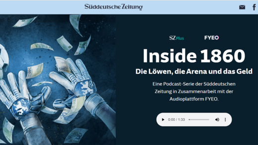 Ein Podcast über den Fußballverein TSV 1860 ist mehr True Crime als Fußball-Format - danke der beiden Sportredakteure, die das Format hosten.