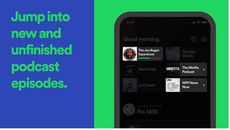 Spotify macht das Auffinden neuer Podcast-Episoden einfacher.