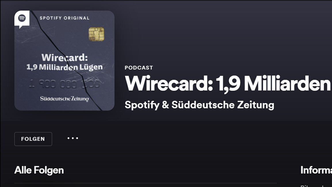 "Wirecard - 1,9 Mrd. Lügen": Brillanter Journalismus | W&V