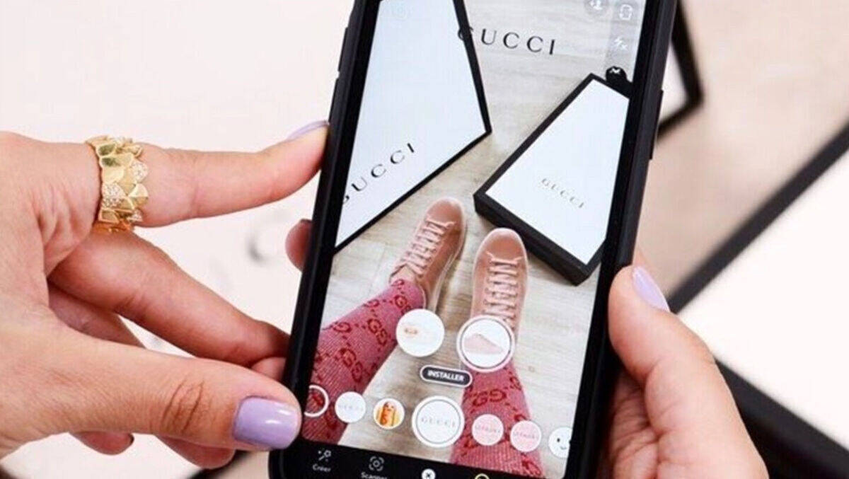 Über Snapchat kann jeder Gucci-Schuhe anprobieren - aber nur virtuell