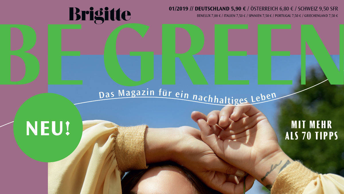 Brigitte Be Green erscheint zweimal jährlich zum Copypreis von 5,90 Euro.