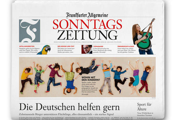 Wochenzeitung des Jahres: "Frankfurter Allgemeine Sonntagszeitung".