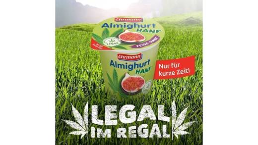 Almighurt mit Hanf