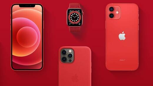Auch für das rote iPhone stehen die Verkaufs-Ampeln auf Grün.