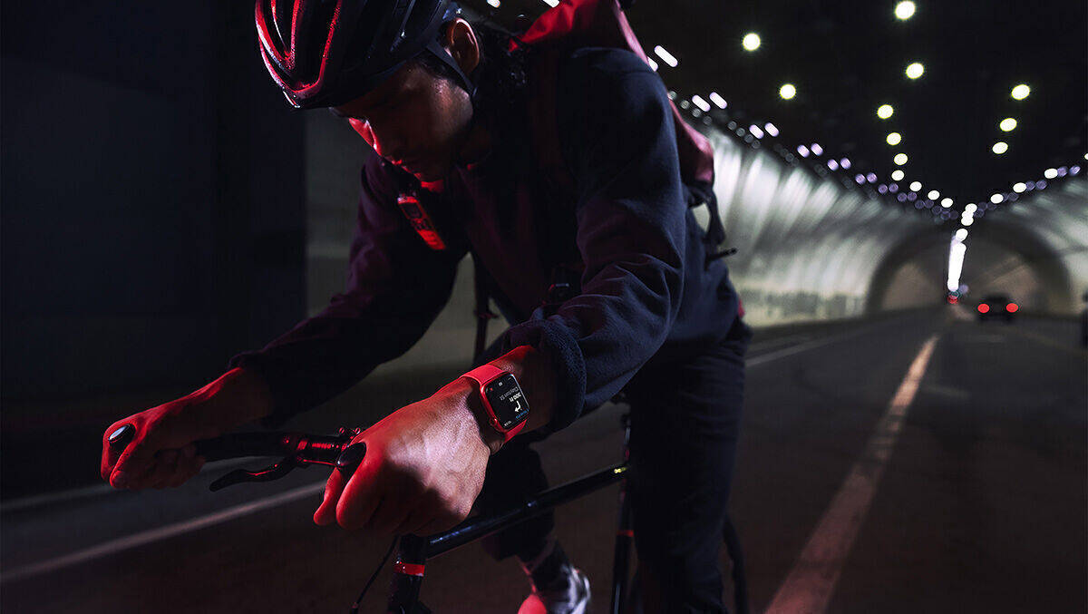 Apple Watch Series 7 – auch mit neuen Funktionen für Radfahrer.