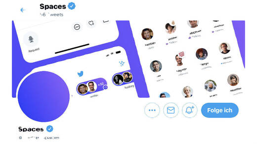 Ab April offiziell am Start: Twitter Spaces