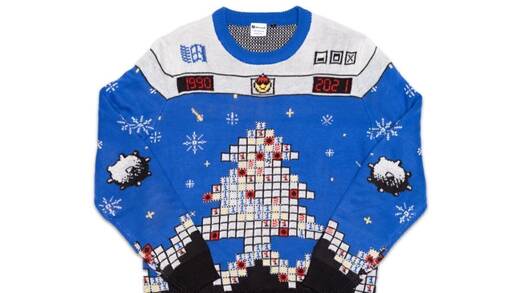 Hässlich, aber Kult: der Weihnachts-Pulli von Microsoft.