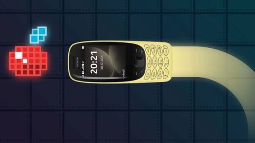 Snake, Rattle 'n Roll: Das Kultspiel ist beim 6310 die Zugabe.