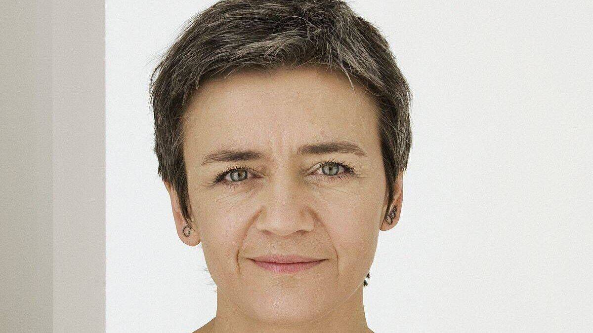 Margrethe Vestager stellte den Digital Services Act vor.