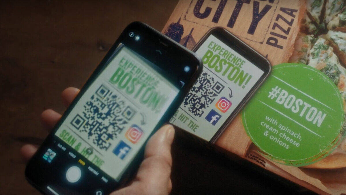 Die AR-Filter lassen sich über den QR-Code öffnen.
