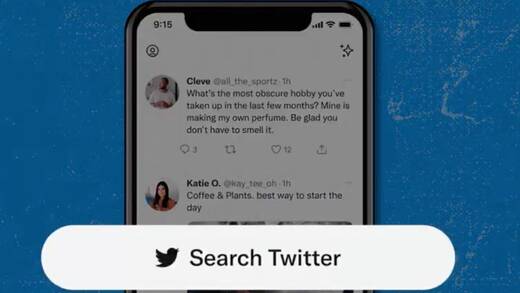 So wirbt Twitter in einem GIF für die neue Suchfunktion.