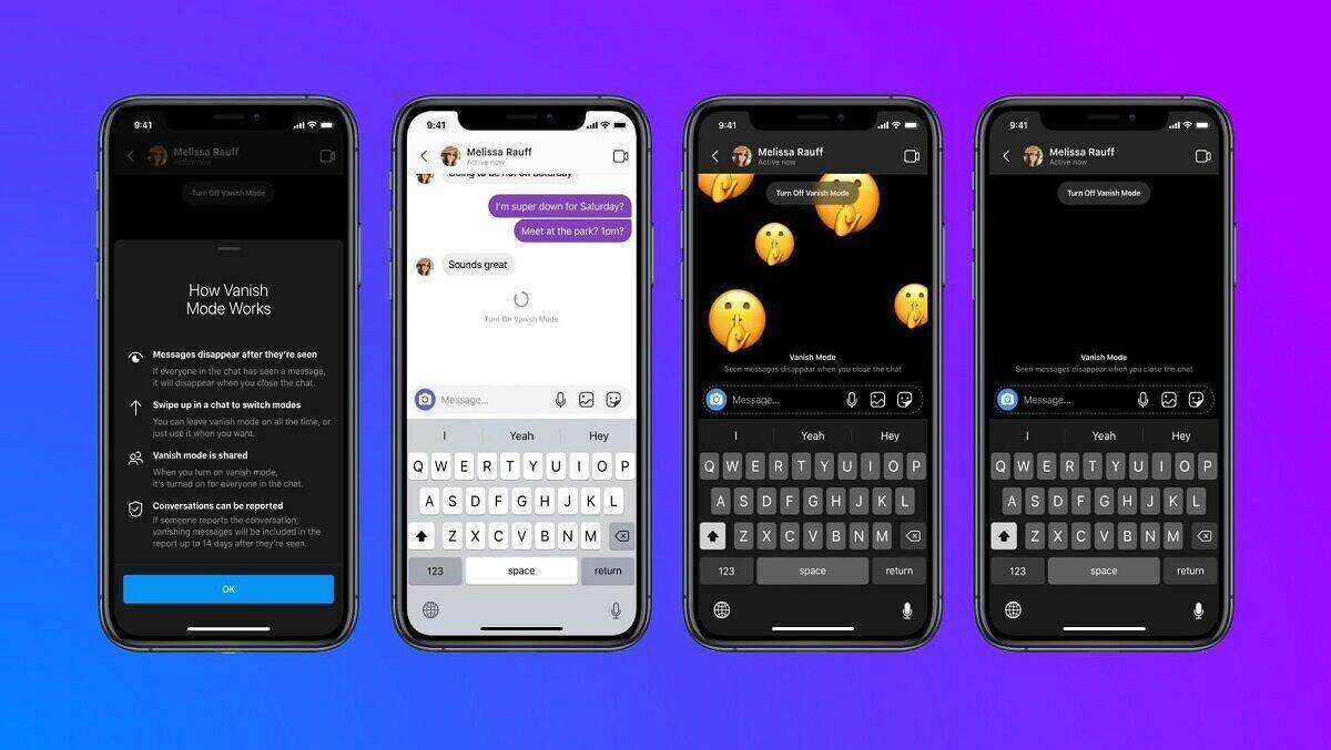 In den USA können Messenger- und Instagram-Nutzer künftig Nachrichten senden, die nach dem Anzeigen sofort wieder verschwinden - wie bei Snapchat.