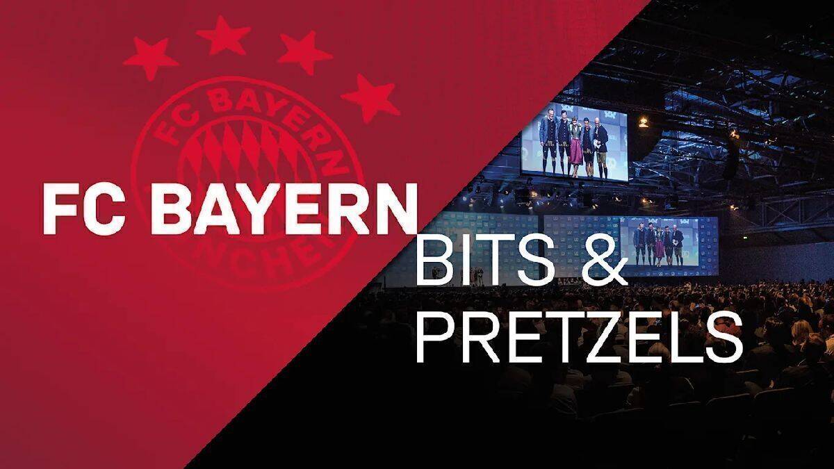Planen gemeinsame Veranstaltungen: FC Bayern und die Bits & Pretzels.
