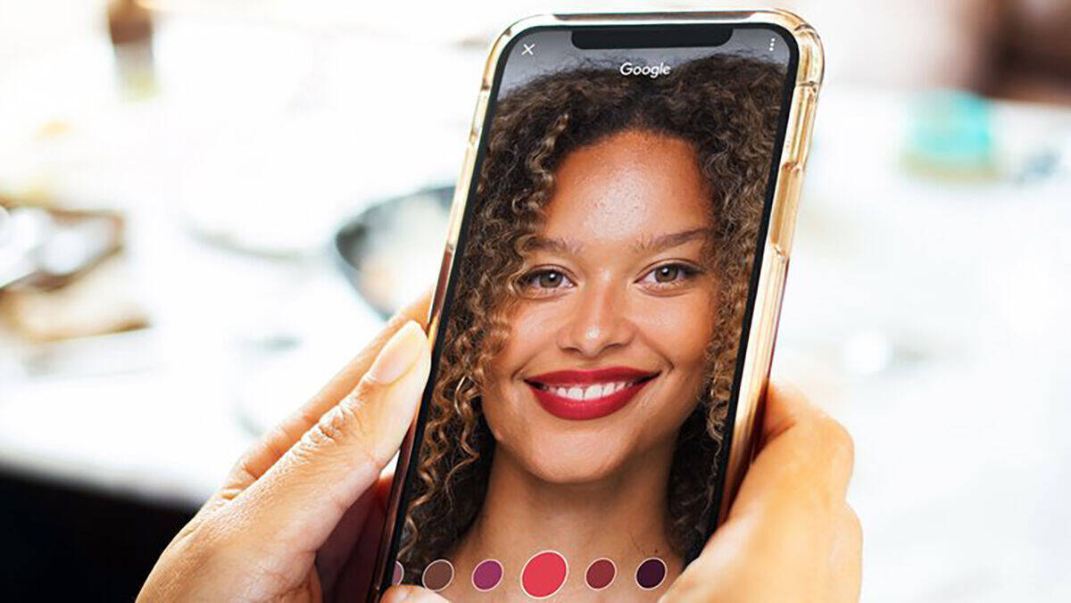 Google integriert AR für Kosmetikprodukte in seine Suche