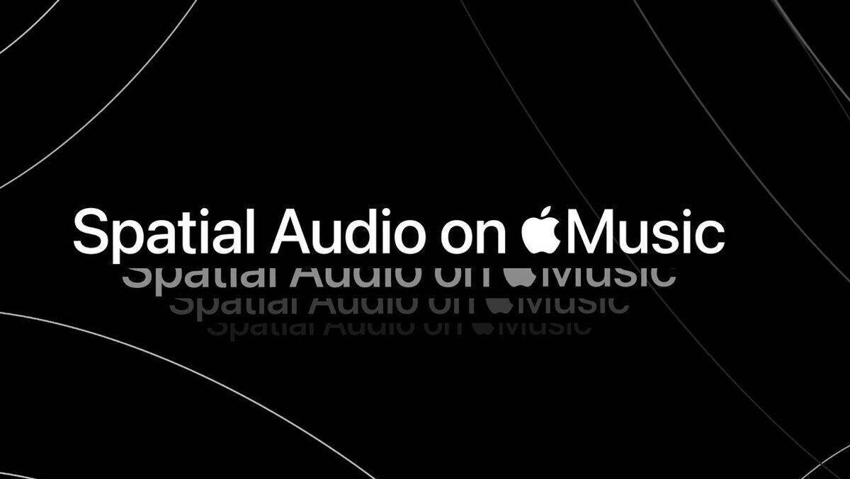 Mit diesem Logo wirbt Apple für seine neuen Audio-Formate in Apple Music.