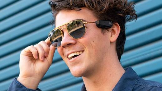 Die JBuds Frames sind kleine Speaker zum Befestigen am Brillengestell.