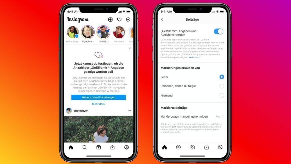 Mehr Kontrolle für die Nutzer:innen bei Facebook und Instagram.