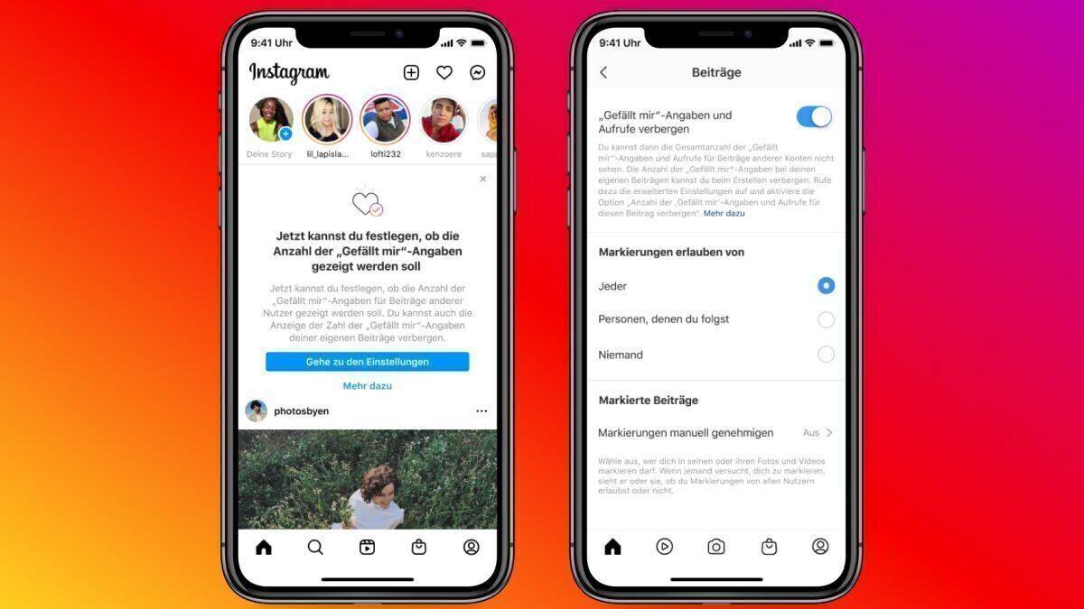 Mehr Kontrolle für die Nutzer:innen bei Facebook und Instagram. 