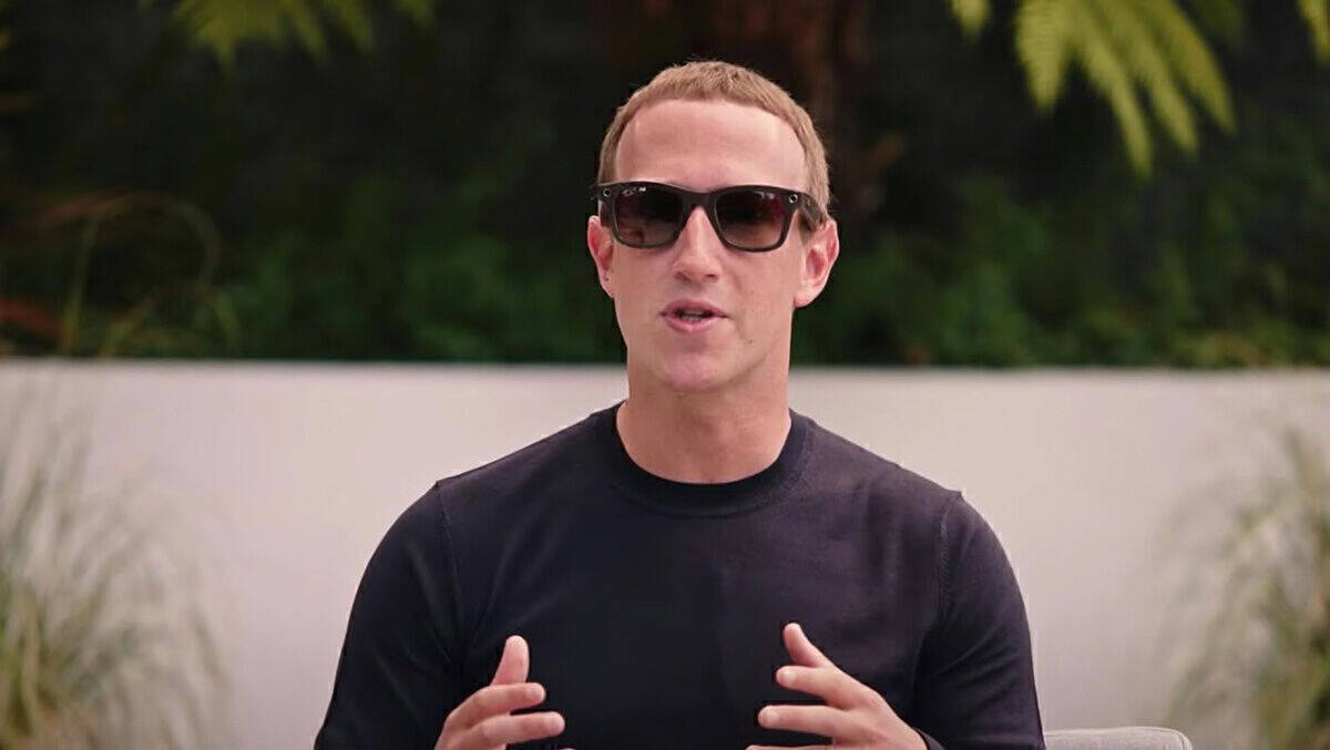 Mark Zuckerberg – wenigstens einer will die neue Facebook-Brille tragen.
