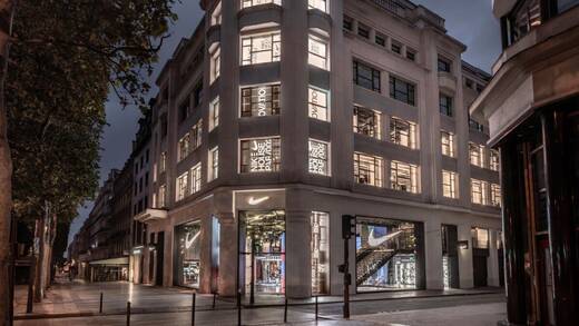 Am besten Standort in Paris eröffnet Nike heute Europas erstes House of Innovation.