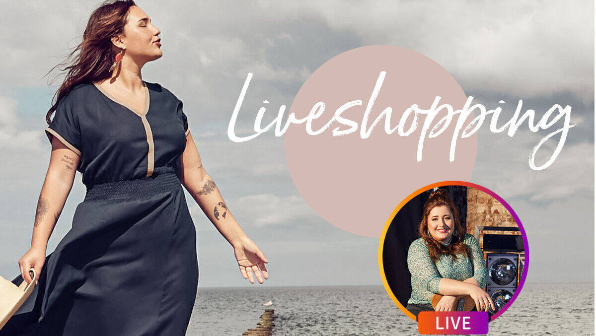 Beratung inklusive: Sheego lädt jetzt regelmäßig zum Live Shopping.