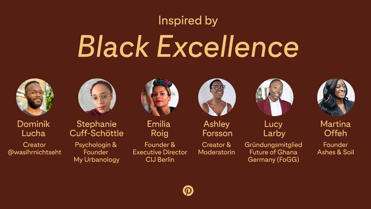 Pinterest und FoGG gründen die Initiative "Black Excellence".