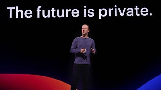 facebook-CEO Mark Zuckerberg auf der F8 2019.