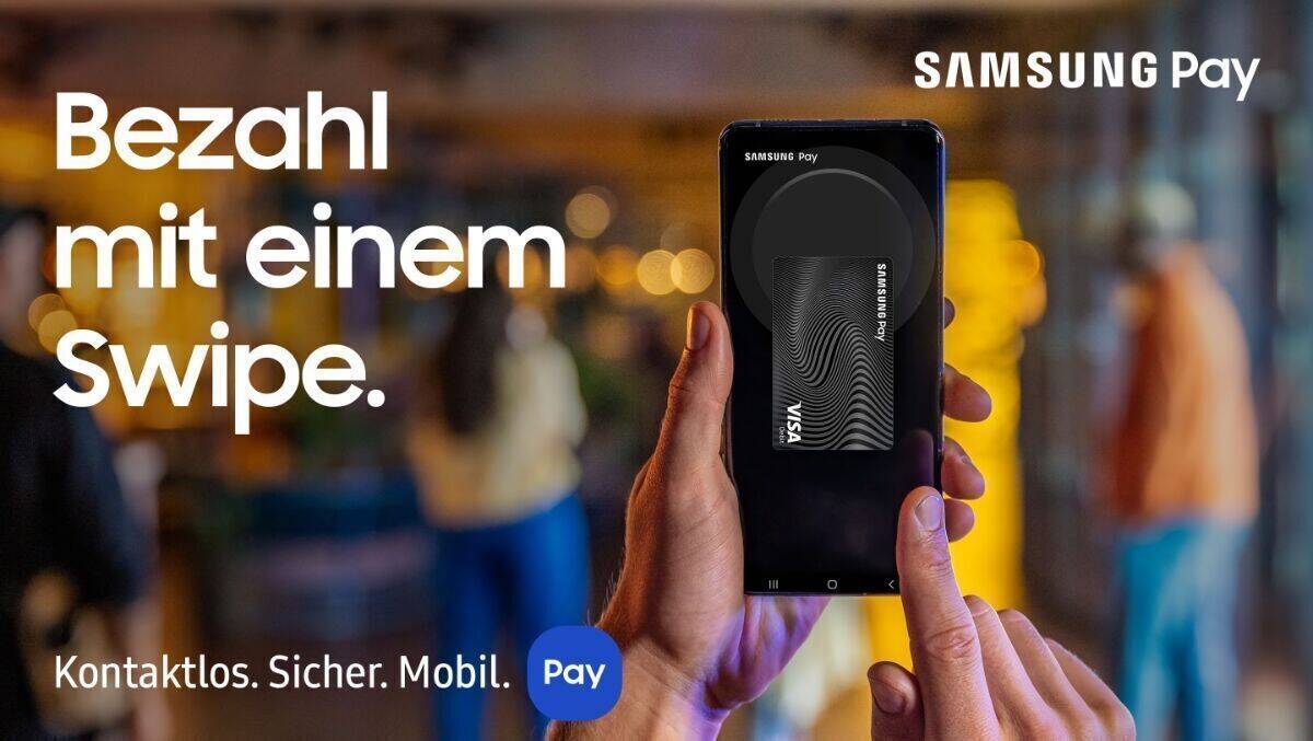 Schon bald können Nutzer von Galaxy-Smartphones in Deutschland mit der App Samsung Pay kontaktlos bezahlen. 