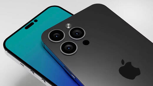 iPhone 14: Statt der Notch oben am Bildschirm gibt es nur noch ein Kameraloch (oder zwei).