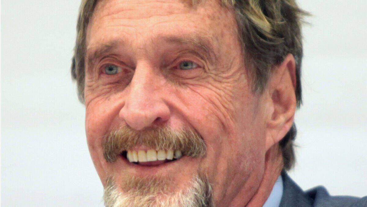 Starb unter mysteriösen Umständen: Software-Unternehmer John McAfee.