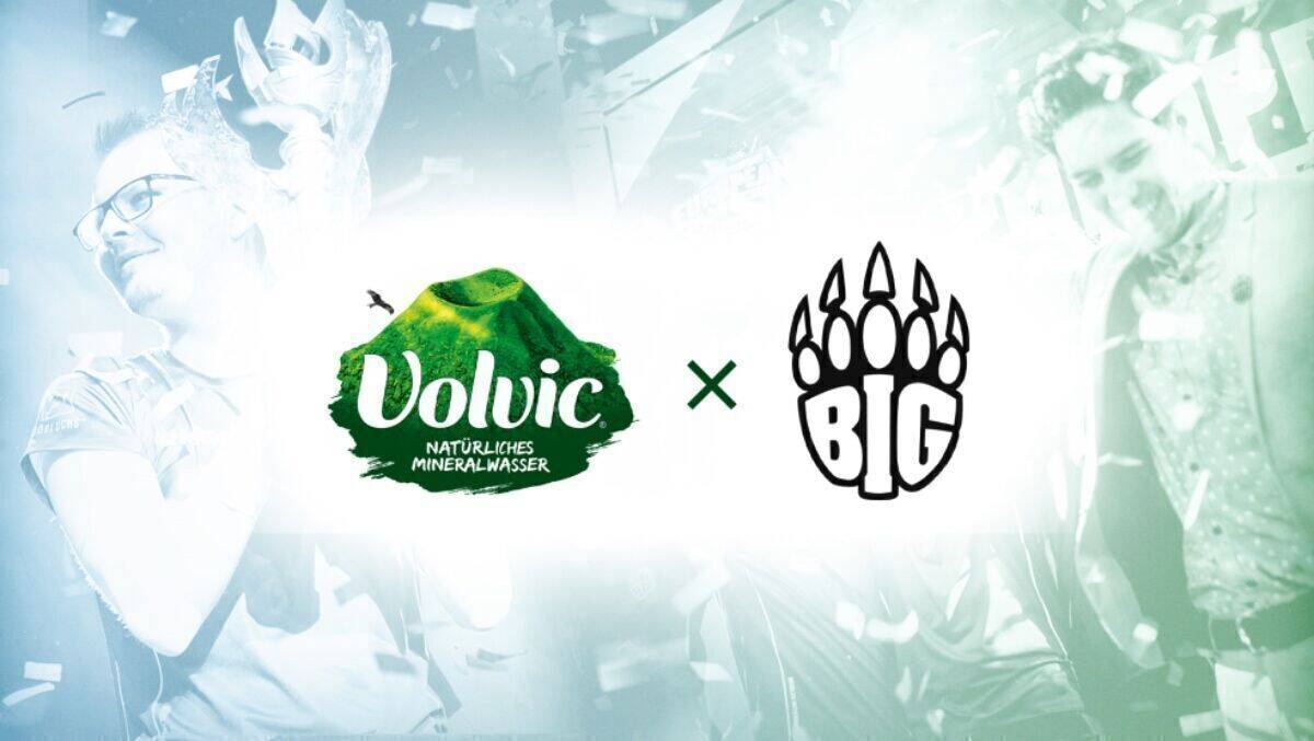 Partnerschaft: Volvic engagiert sich beim Esport-Verein BIG.