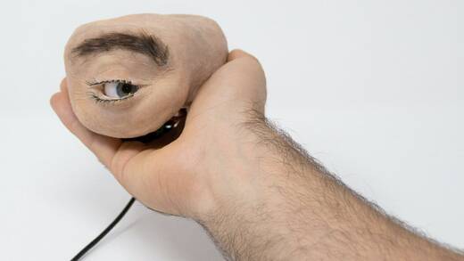 Augenblick mal: Die Eyecam der Saarland-Uni wirkt gruselig. (Foto: Uni Saarland)