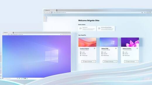 So wirbt Microsoft für seinen neuen Cloudstreaming-Dienst Windows 365.