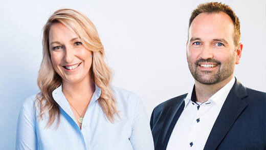 Sabine Zantis und Lars Klein, Geschäftsführer von Aldi Nord und Aldi Süd, geben ihr erstes gemeinsames Interview.