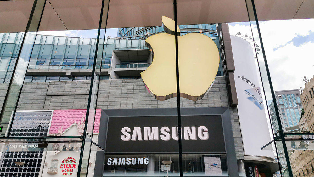 Apple und Samsung: konkurrieren oftmals auch um Werbeplätze